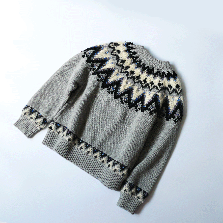 COOHEM| コーヘン | MOHAIR NORDIC KNIT P/O｜モヘアノルディック...