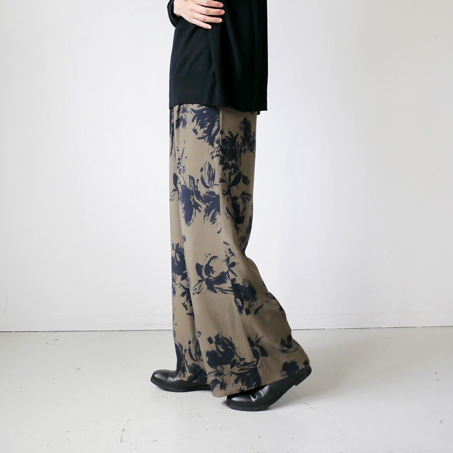 SACRA サクラ ワイドパンツ SADE FLOWER PANT パンツ