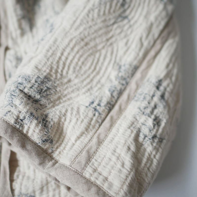 qiri ｜キリ｜flower quilt ジャカード ジャケット｜63-01-JK-001-