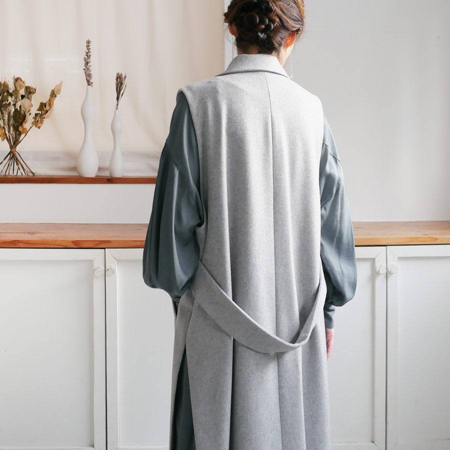 SACRA ｜ サクラ｜LIGHT MELTON GILET ライトメルトンジレ｜122508