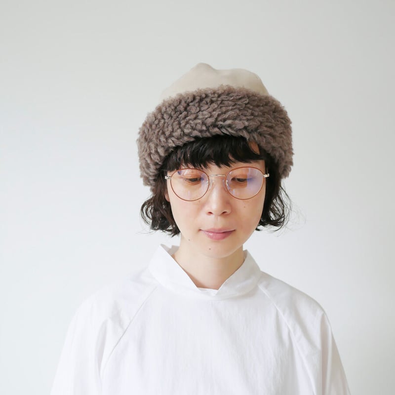 mature ha.｜マチュアーハ ｜hood cap｜ボアキャップ｜MAW21-05