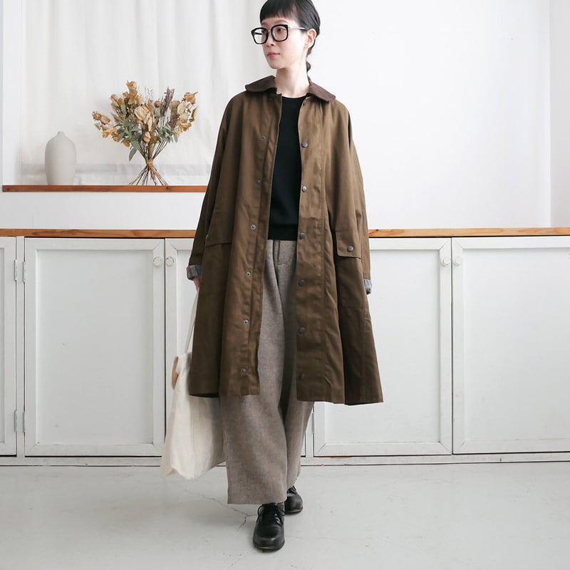 dahlia ダリア　パラフィンロングコート dahl'ia (ダリア) パラフィンロングコート