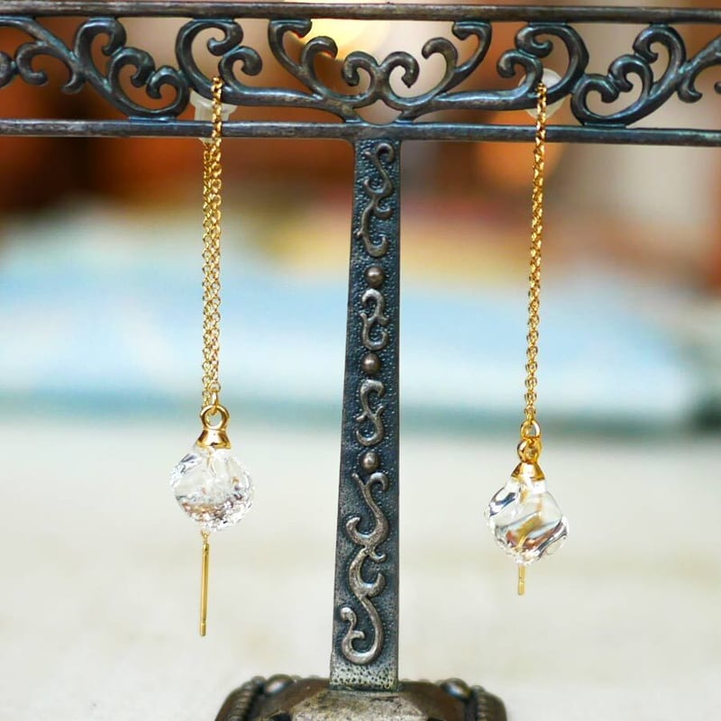 ピアス hario lampwork factory ピアス マユ HARIO Lampwork Factory ハリオランプワークファクトリー 通販 トカク