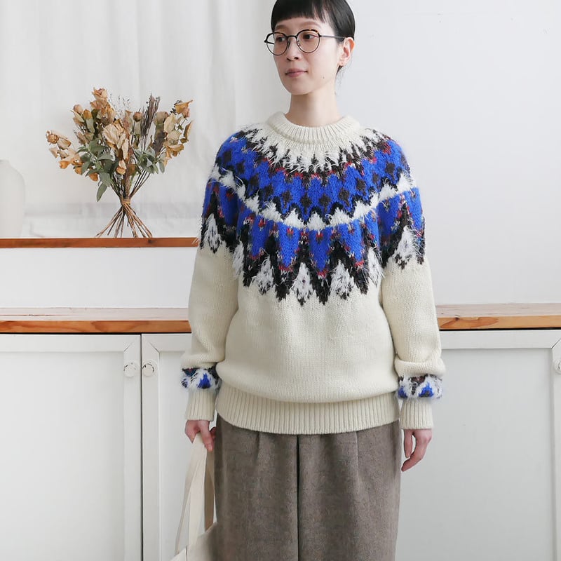 COOHEM  コーヘン   NORDIC KNIT SWEATER｜ノルディックニットセータ