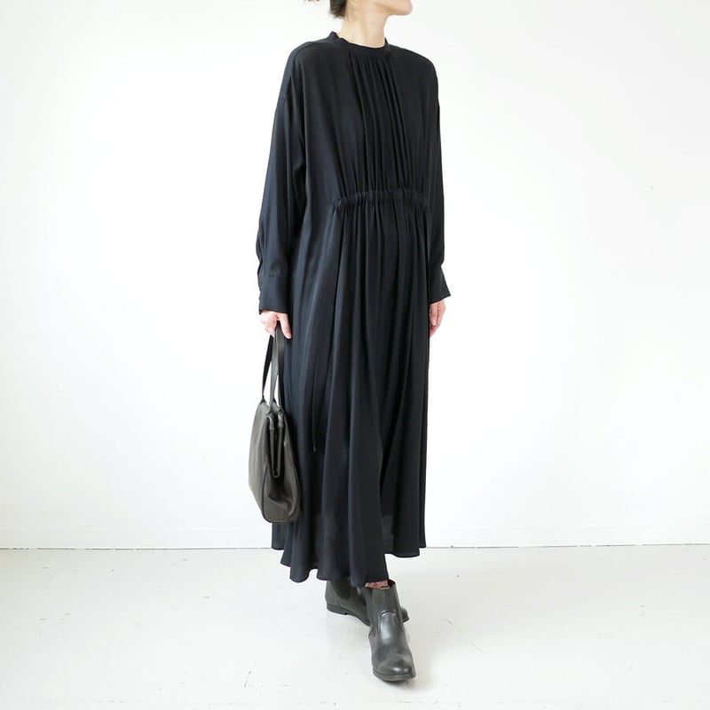 SACRA ｜ サクラ｜TRIACE VINTAGE TWILL OP ギャザーワンピース