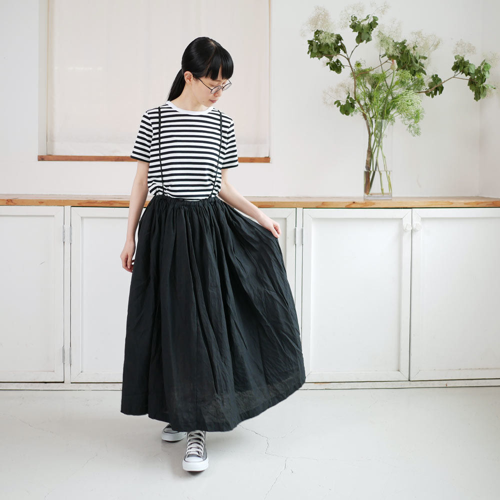 gasa grue 「秩序の中に」リネンコットンスカート