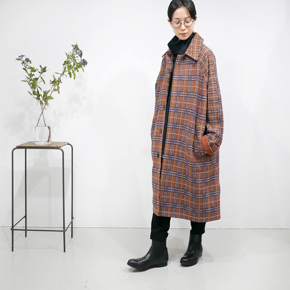 COOHEM| コーヘン | RETRO CHECK TWEED COAT ｜レトロチェック