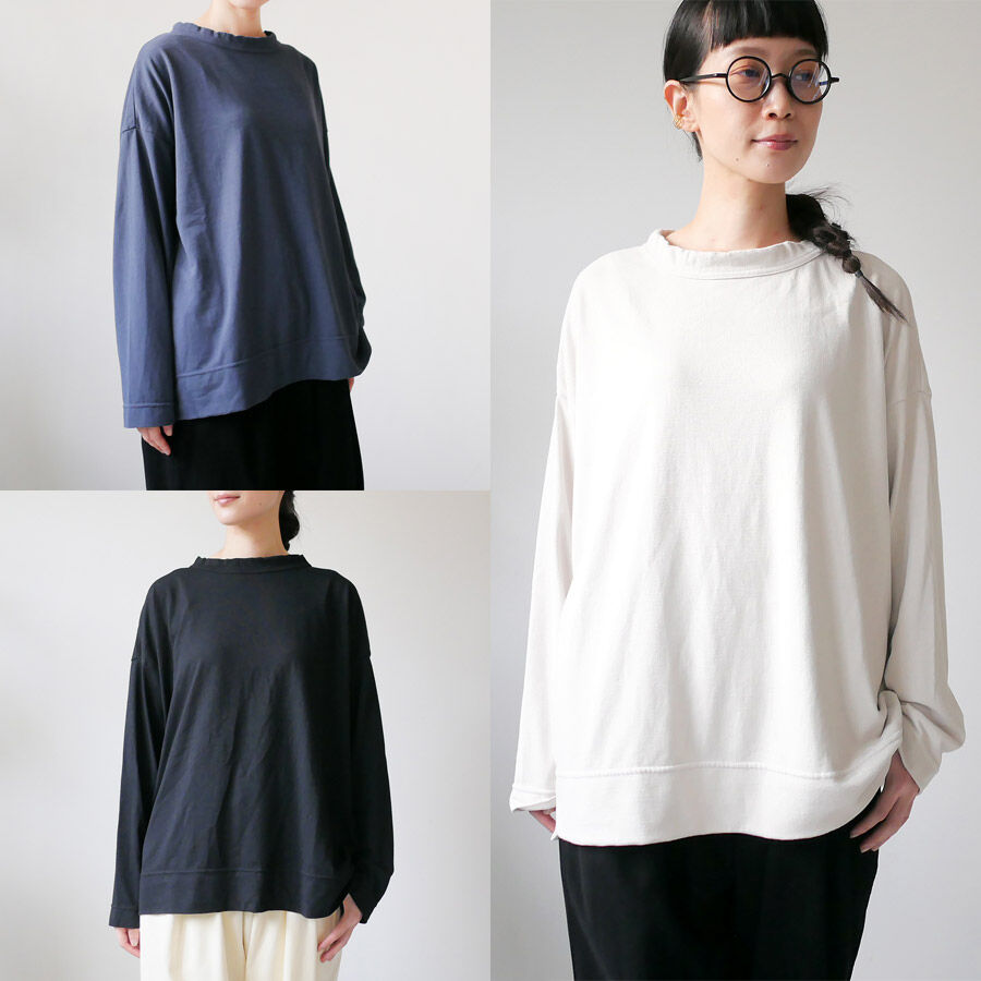 FIRMUM|フィルマム|製品染 20/-スパンポリエステル天竺クルー FIRMUM|フィルマム|製品染 20/-スパンポリエステル天竺クルー