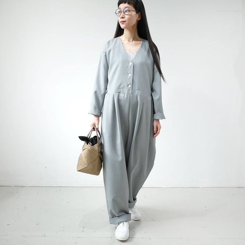 Si-Si-Si comfort｜スースースーコンフォート ｜ サロペット｜light gr