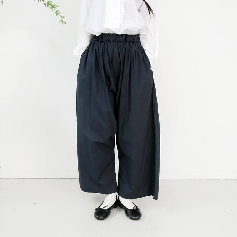 ボトムス maison marelle MARMARI｜マルマリ ｜サルエルパンツ｜MPT-48｜ BLACK | GOUACHE