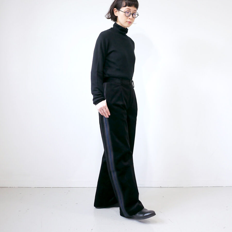 COOHEM| コーヘン | KNIT SIDELINE CORDUROY PANTS｜サイド