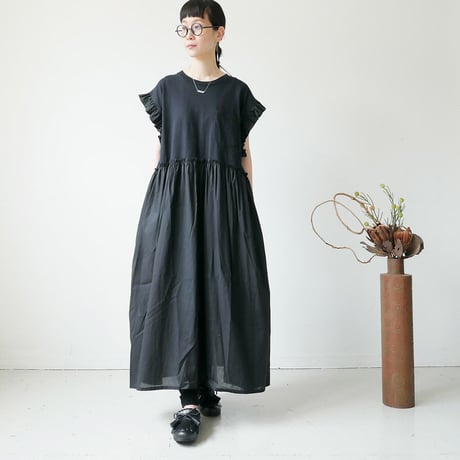 ウエスト切替えギャザーワンピース | STORES