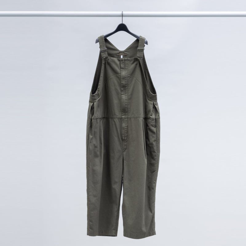 FIRMUM |フィルマム|20/1コットン・強撚ツイル ビッグオーバーオール|GE_FR08 FIRMUM |フィルマム|20/1コットン・強撚ツイル ビッグオーバーオール|GE_FR08