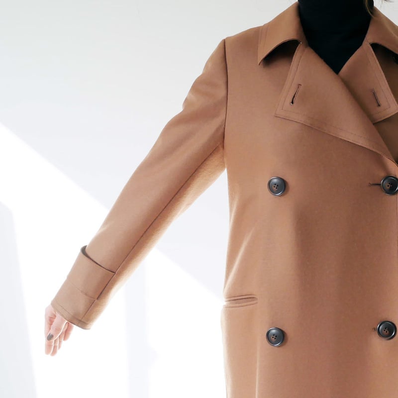 SACRA｜サクラ｜ミルドインターロックコート｜CAMEL｜ | GOUACHE FUKUOKA