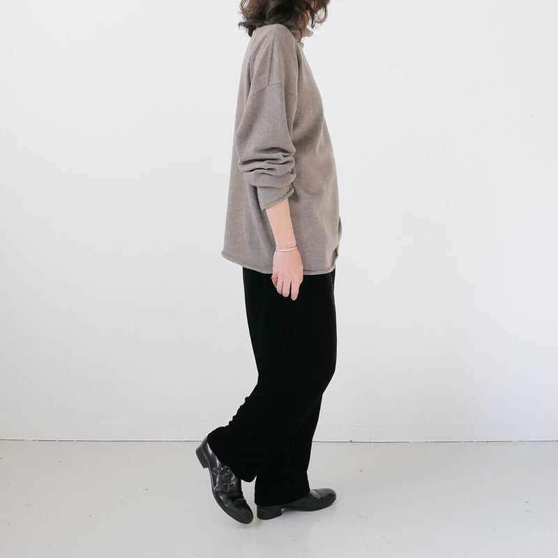 【美品】WIRROW/ウィロウ/ボトルネックニットプルオーバー/MOCHA/2 WIRROW｜ウィロウ｜ボトルネックニットプルオーバー ｜1121146