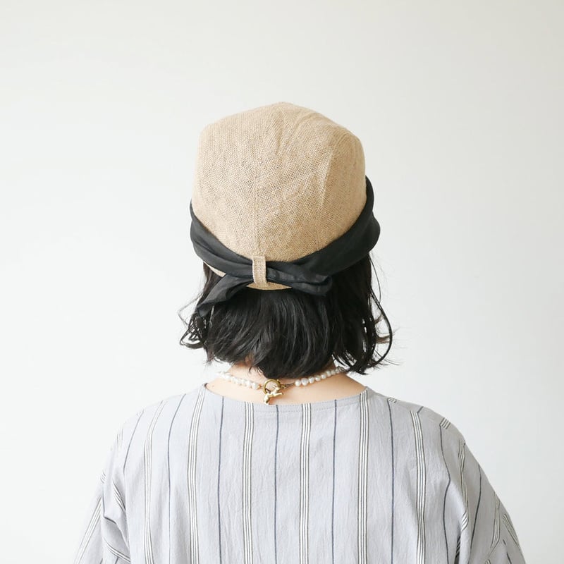 mature ha. (マチュアーハ) ジュートスカーフキャップ mature ha.｜マチュアーハ｜jute scarf cap｜ジュートスカーフ