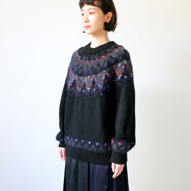 トップス COOHEM MOHAIR NORDIC KNIT SWEATER COOHEM| コーヘン | NORDIC KNIT SWEATER｜ノルディックニット