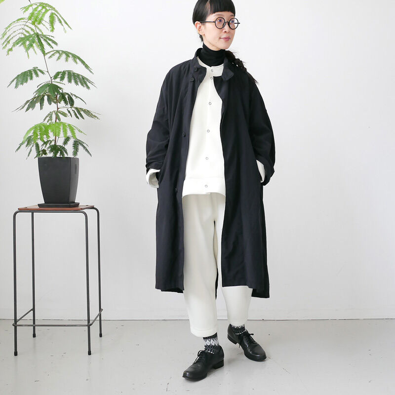 【クリーニング済】FIRMUM ナイロンスタンドカラーコート FIRMUM｜フィルマム｜ナイロンタッサーガーメントダイ スタンド