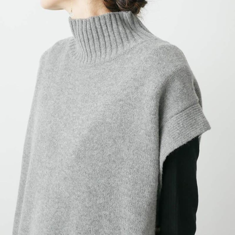 SACRA｜サクラ ｜HALF WORSTED WOOL LAYERED OP｜1225340