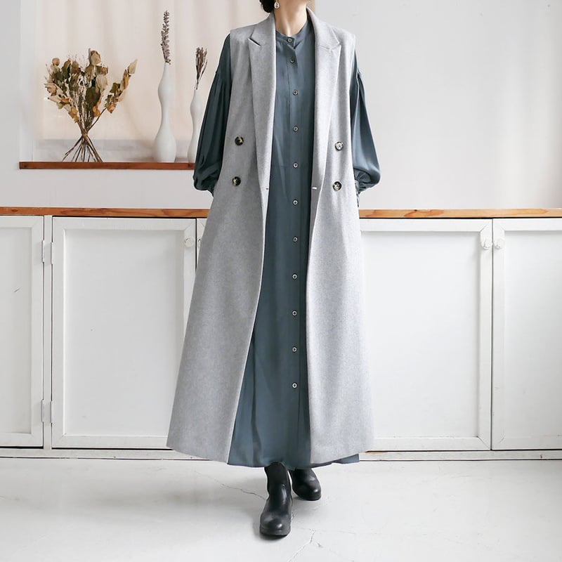 SACRA ｜ サクラ｜LIGHT MELTON GILET ライトメルトンジレ｜122508...