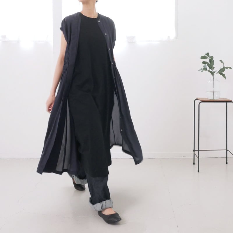 SACRA｜ サクラ｜トリアセテートミックスローンギャザー