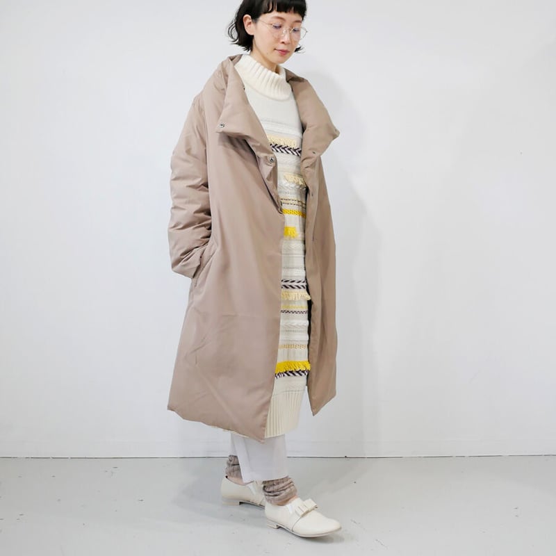 The Loft Labo｜ロフトラボ｜ スクエアダウンコート｜VOBB｜BEIGE | GO...