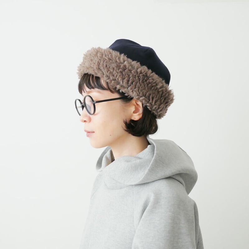 欲しいの マチュアーハ mature 美品 cap キャップ hood ボア ha. 帽子 ...