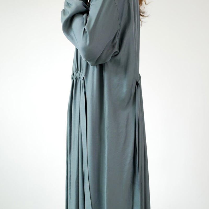 SACRA TRIACE VINTAGE TWILL OP ギャザーワンピース SACRA ｜ サクラ｜TRIACE VINTAGE TWILL OP ギャザーワンピース