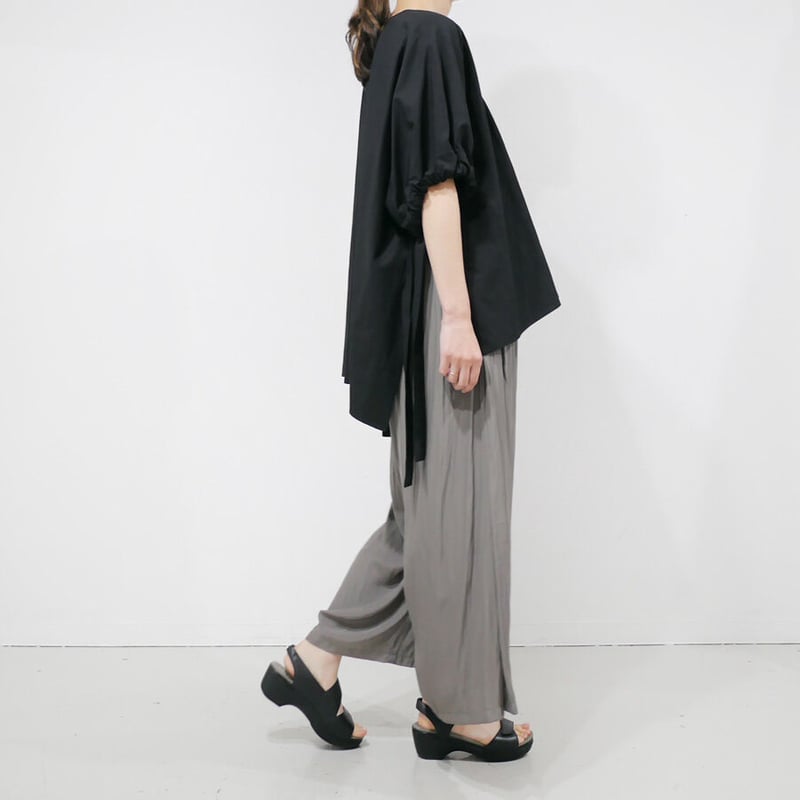 SACRA｜サクラ ｜COTTON LINEN TYPEWRITER TOP｜コットンリネンタ