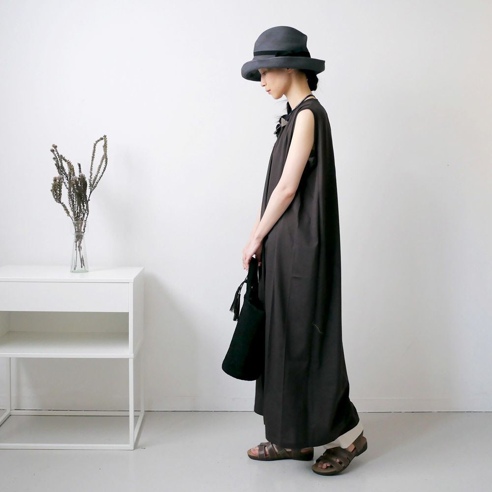 mature ha. マチュアーハ BOXHAT チャコール 美品 mature ha. | マチュアーハ | BOXHAT 11cm brim | MBOX