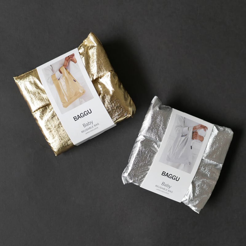BAGGU Baby Reusable Bag エコバッグ BAGGU｜BABY REUSABLE BAG｜バグー エコバッグ｜GOLD & SILVER
