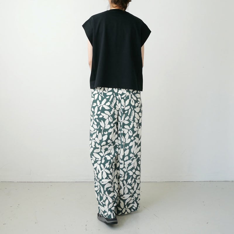 SACRA｜サクラ ｜BILLOW LEAVES PANTS｜ 123209113 ｜ASH
