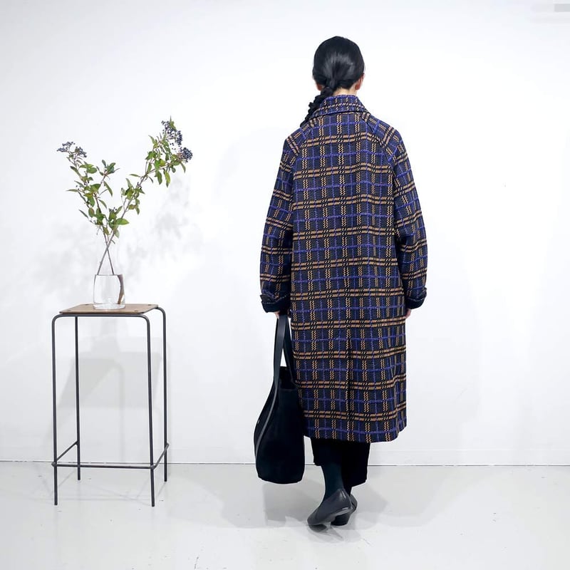 COOHEM| コーヘン | RETRO CHECK TWEED COAT ｜レトロチェック