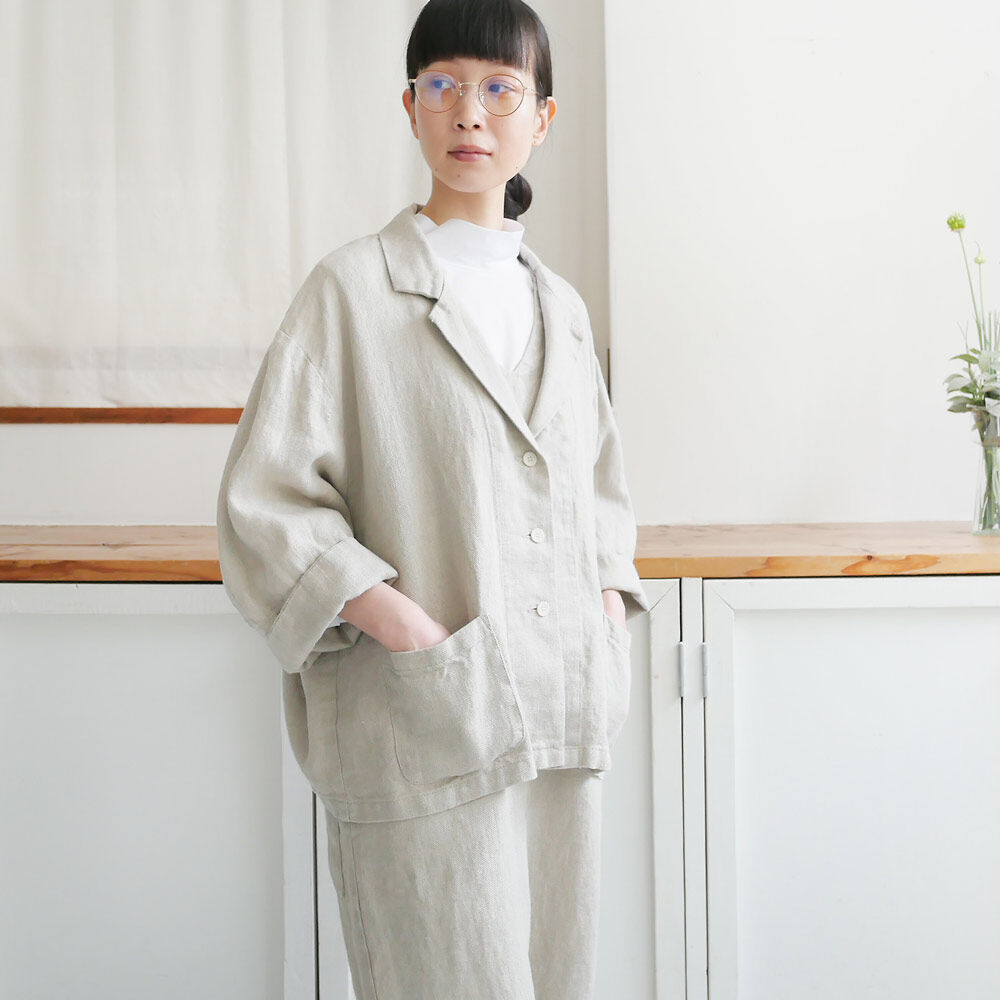 Si-Si-Si comfort｜スースースーコンフォート ｜ヘヴィリネンVネック