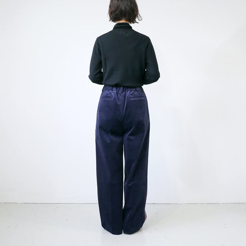 Coohem コーヘン 未使用 PANTS ボトムス COOHEM| コーヘン | KNIT SIDELINE CORDUROY PANTS｜サイド