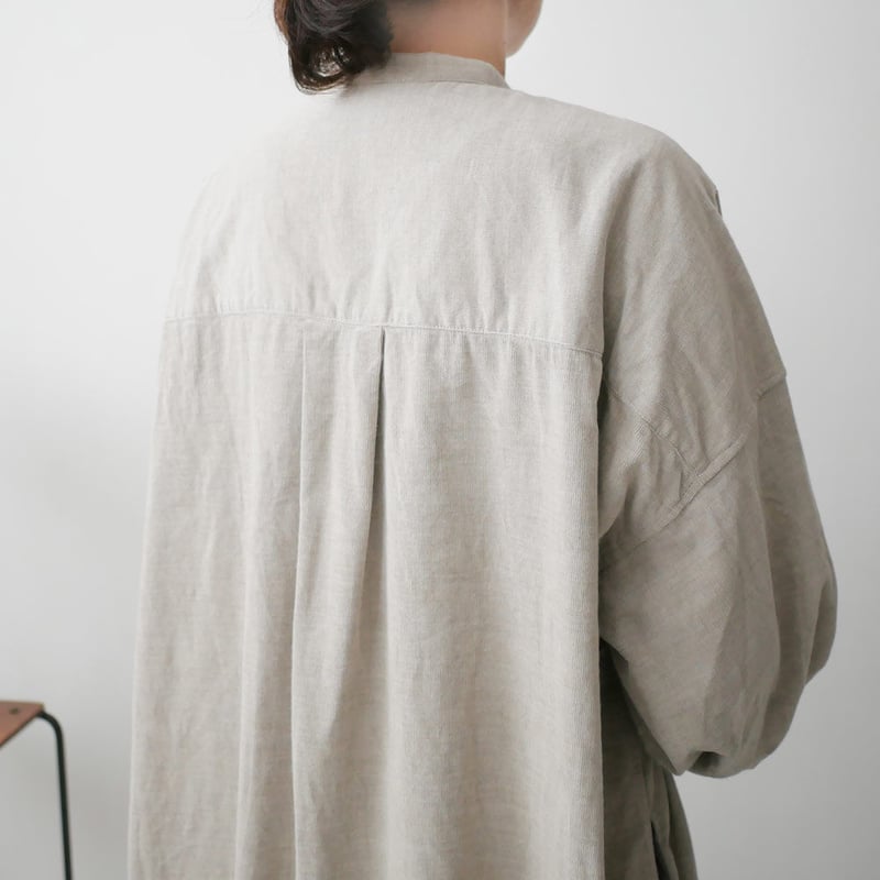 ☆新品☆universal tissu コーデュロイカットソー UNIVERSAL TISSU｜ ユニヴァーサルティシュ｜コーデュロイシャツドレス