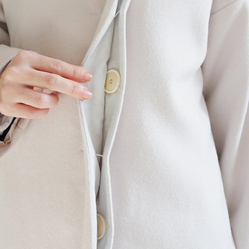 SI-HIRAI｜スーヒライ｜スーパー100ビーバーハイネックコート ｜chaw19