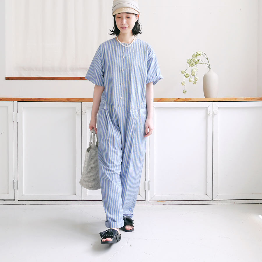 si-si-si comfort☆コットン100% サロペット オールインワン Si-Si-Si comfort｜スースースーコンフォート｜COVER ALLS
