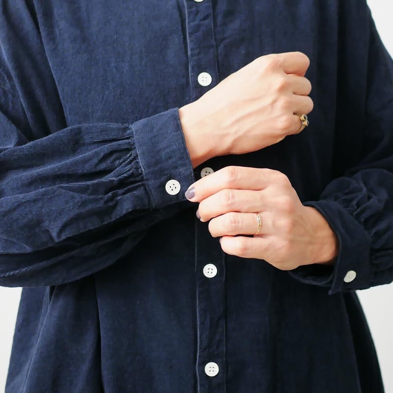 UNIVERSAL TISSU｜ ユニヴァーサルティシュ｜コーデュロイシャツドレス