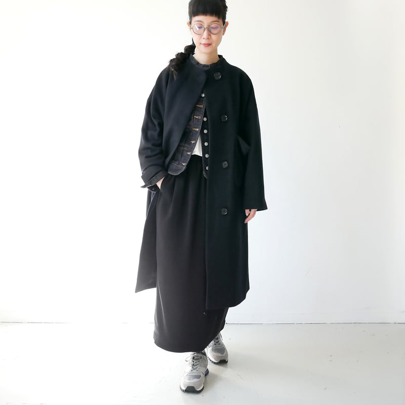 SI-HIRAI｜スーヒライ｜ ROUND NECK COAT｜CHAW24-4815 ｜BL...