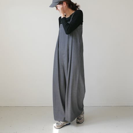 SACRA  サクラ｜SUPER FINE SAXONY SALOPETTE｜124507051｜GRAY