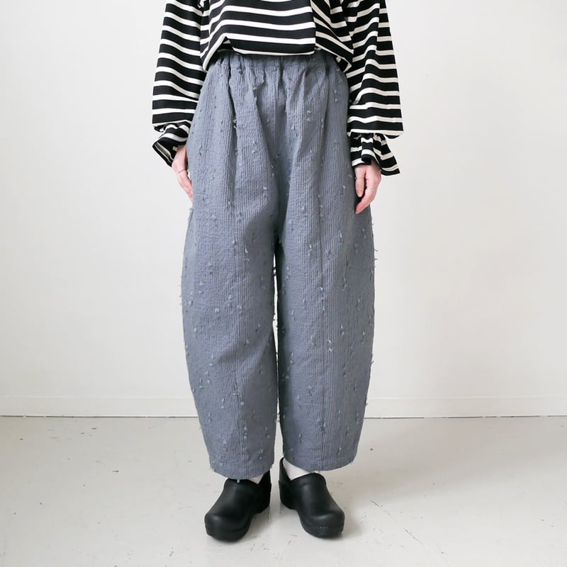 qiri｜キリ｜sashiko Jacquard cocoon pants ｜6301P10