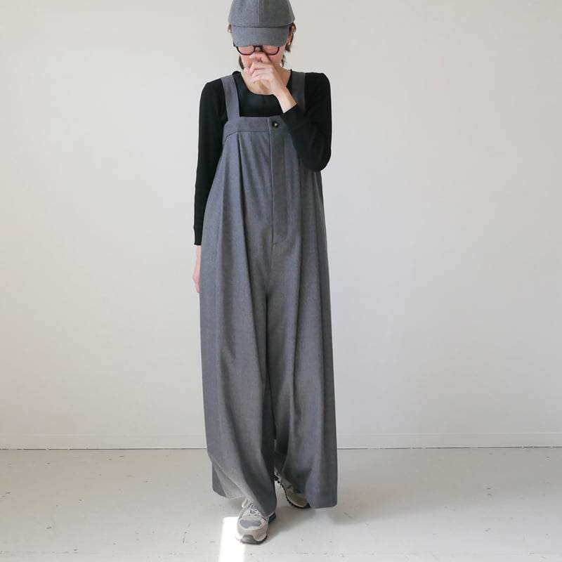 sacra オールインワンサロペット SACRA サクラ｜SUPER FINE SAXONY SALOPETTE｜12450705