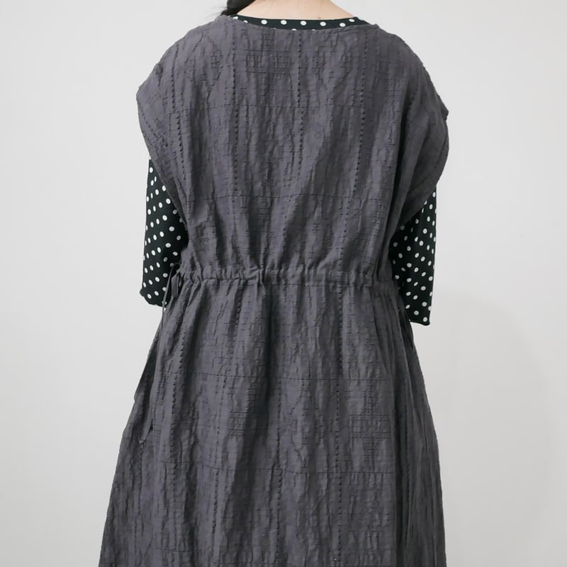 qiri｜キリ｜cutwork lace jacquard オーバーワンピース ｜6301OP