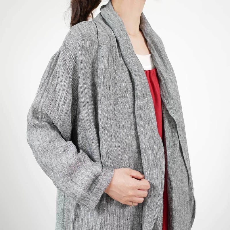 【美品】sisisi comfort スースースーコンフォート リネンジャケット Si-Si-Si comfort｜スースースーコンフォート｜リネンコットン
