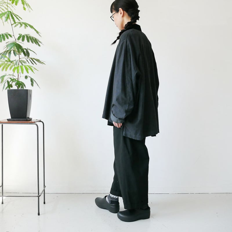 FIRMUM｜フィルマム｜強撚コットンサージパンツ｜RB_FR0603PF｜BLACK