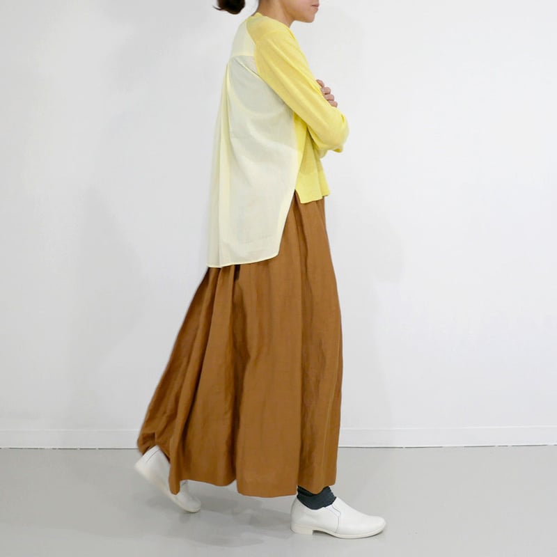 SACRA ｜サクラ ｜リネンカールマイヤースカート | GOUACHE FUKUOKA
