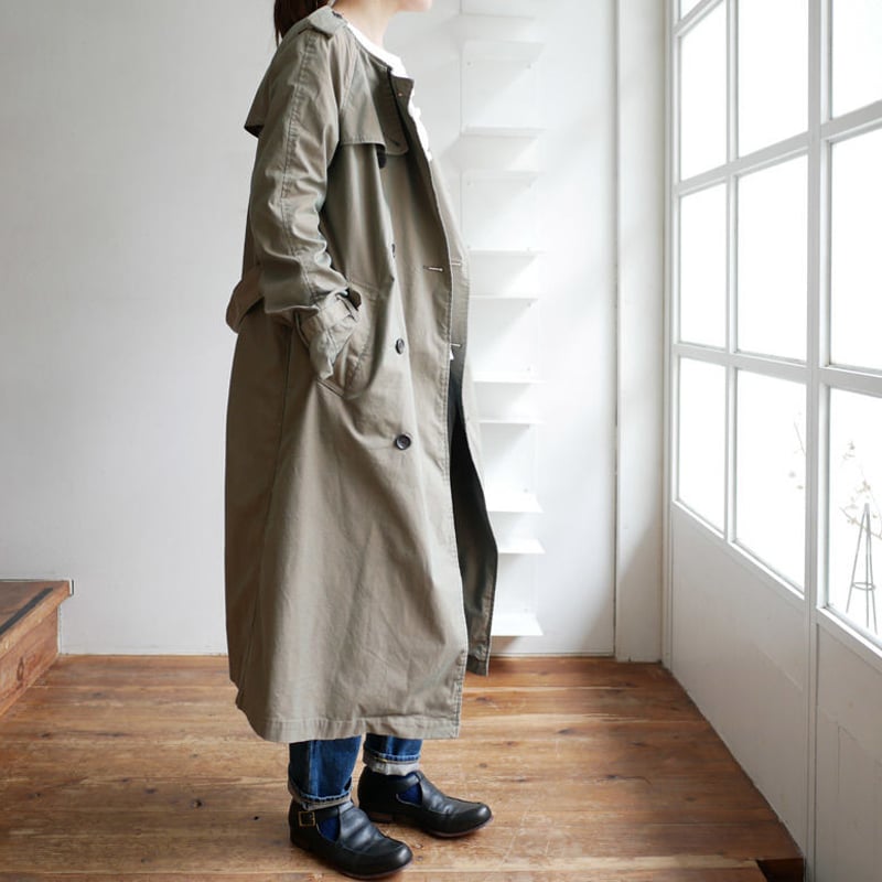 TISSU ティシュ T/C カラーレストレンチコート TS163CO023 | GOUACH