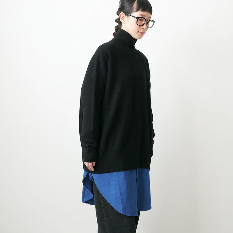 SACRA｜サクラ ｜WOOL CASHMERE FURROW TOP ｜122634081｜