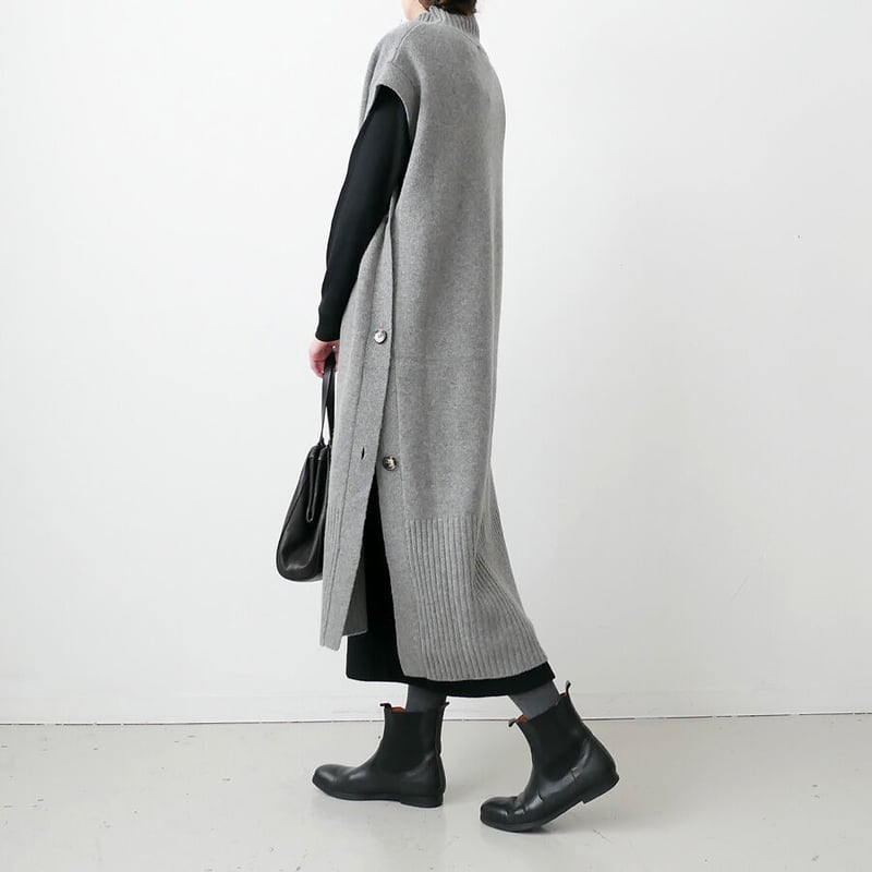 SACRA｜サクラ ｜HALF WORSTED WOOL LAYERED OP｜1225340
